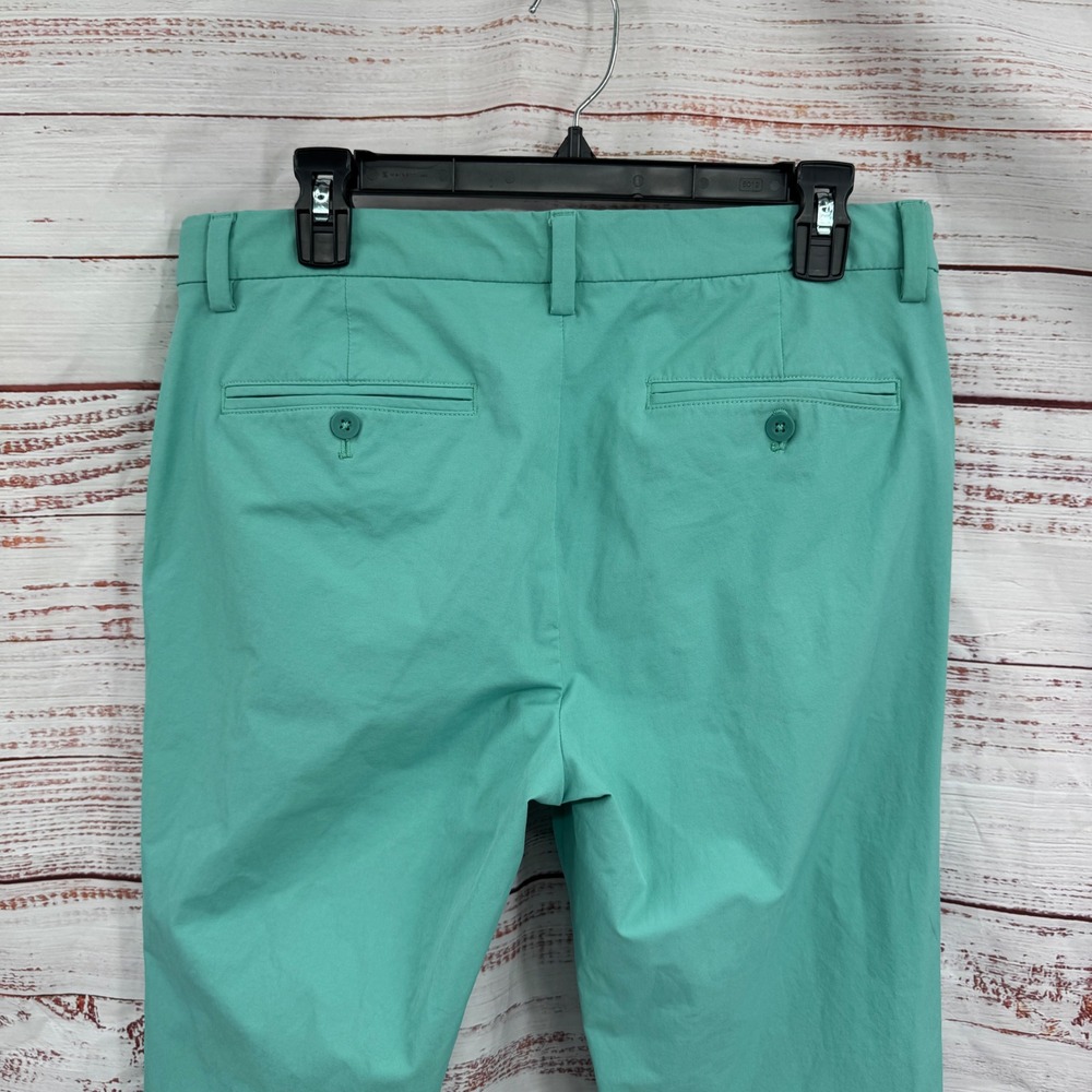 Vineyard Vines On The Go Pants Mens 32x32 Aqua Teal Chinos Casual Athletic Golf - Picture 6 of 8